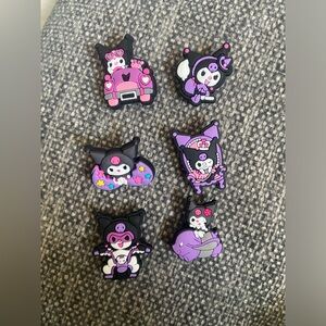 Kuromi Croc Charms (6 charms)